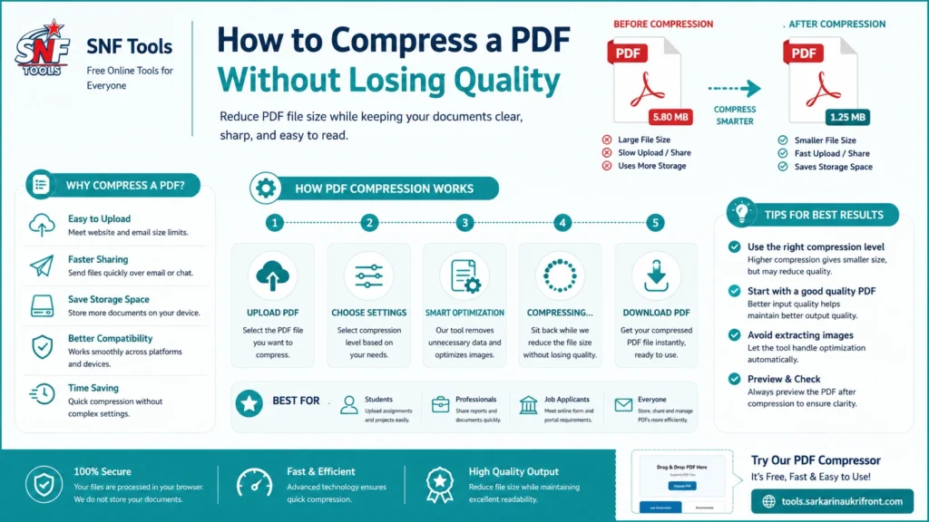 how to compress a PDF
